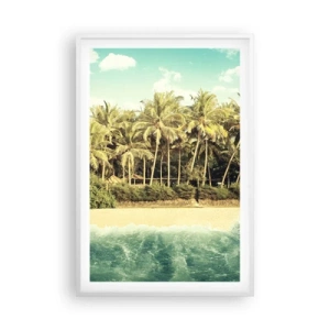 Poszter fekete keretben - Talán itt? - 61x91 cm