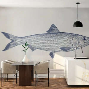 Fotótapéta Premium Canvas - Üdvözlet az északi tengerektől - Hal, Tengeri Állat, Tengerparti stílus - 100x70 cm