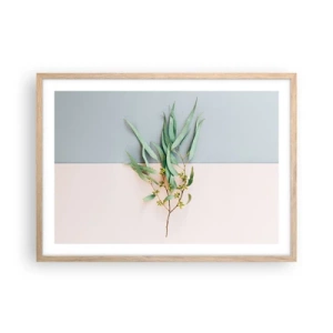 Poszter világos tölgy keretben - Pasztell finomság - 70x50 cm