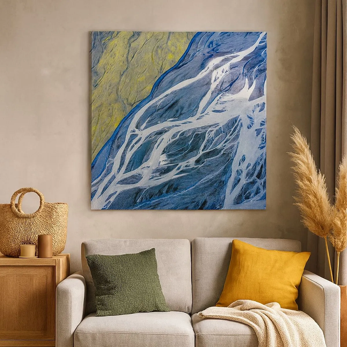 Vászonkép - A természet barlangrajzai - 30x30 cm