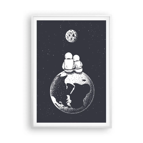 Poszter fekete keretben - Egy kozmikus love story - 70x100 cm