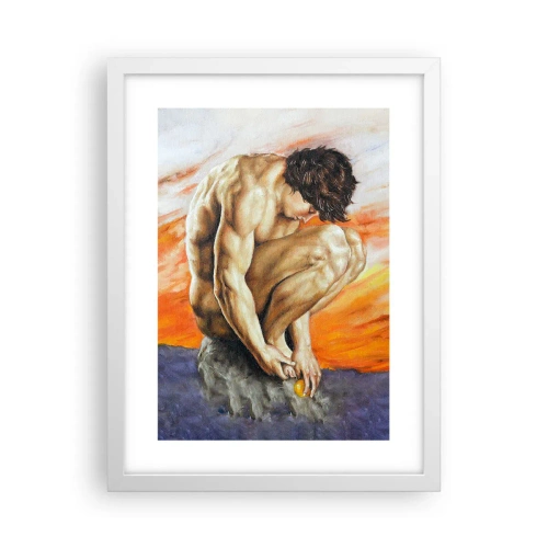 Poszter fekete keretben - Elmerülve önmagában - 30x40 cm