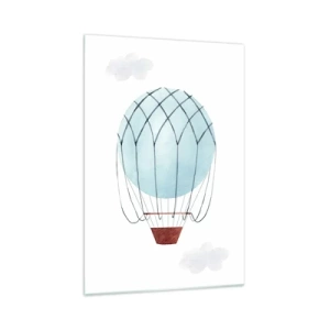 Üveg kép - Minden a felhőkben - 70x100 cm