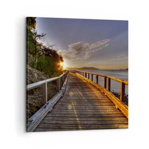 Vászonkép - Menj, menj a nap felé - 60x60 cm