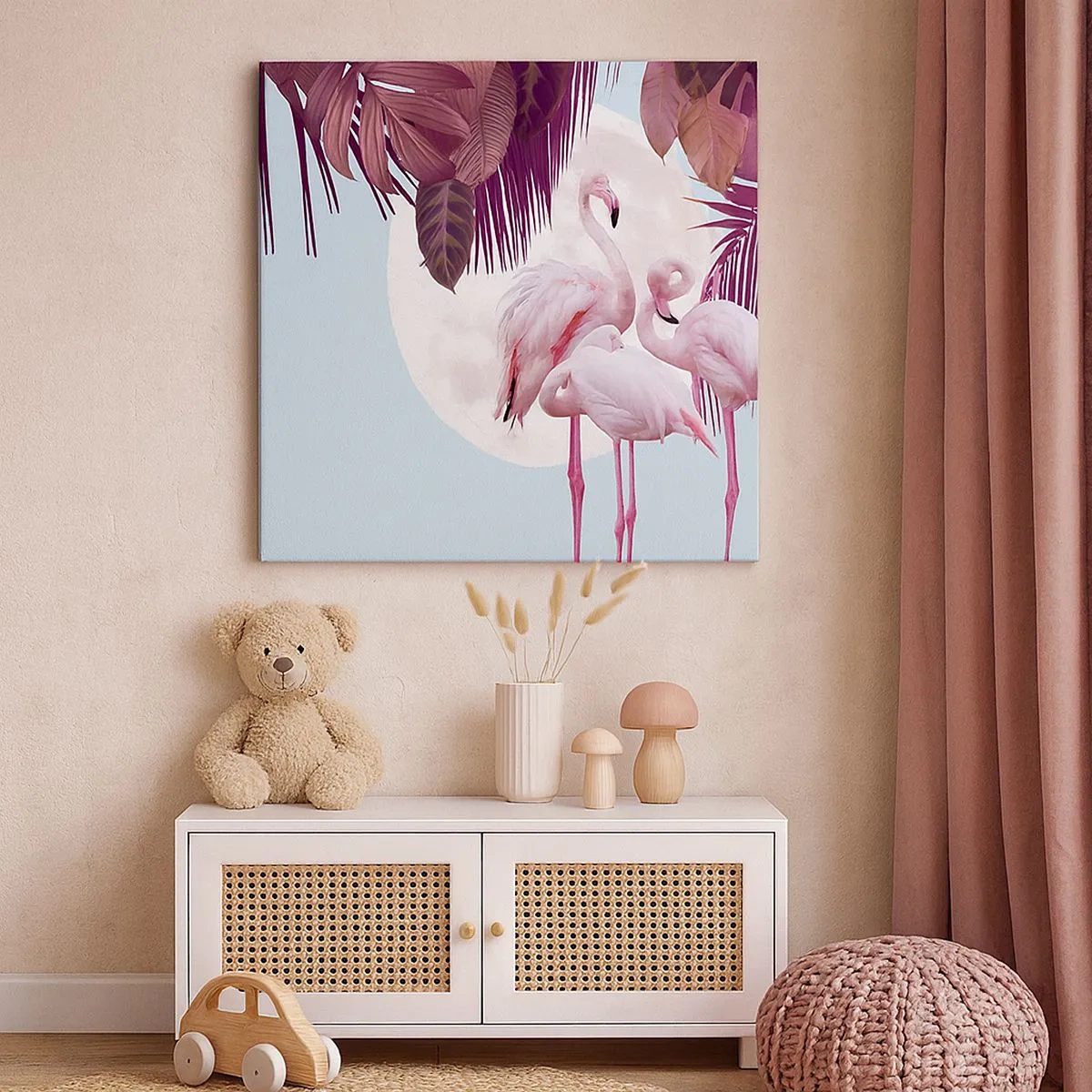 Vászonkép - Három madárgrácia - 30x30 cm