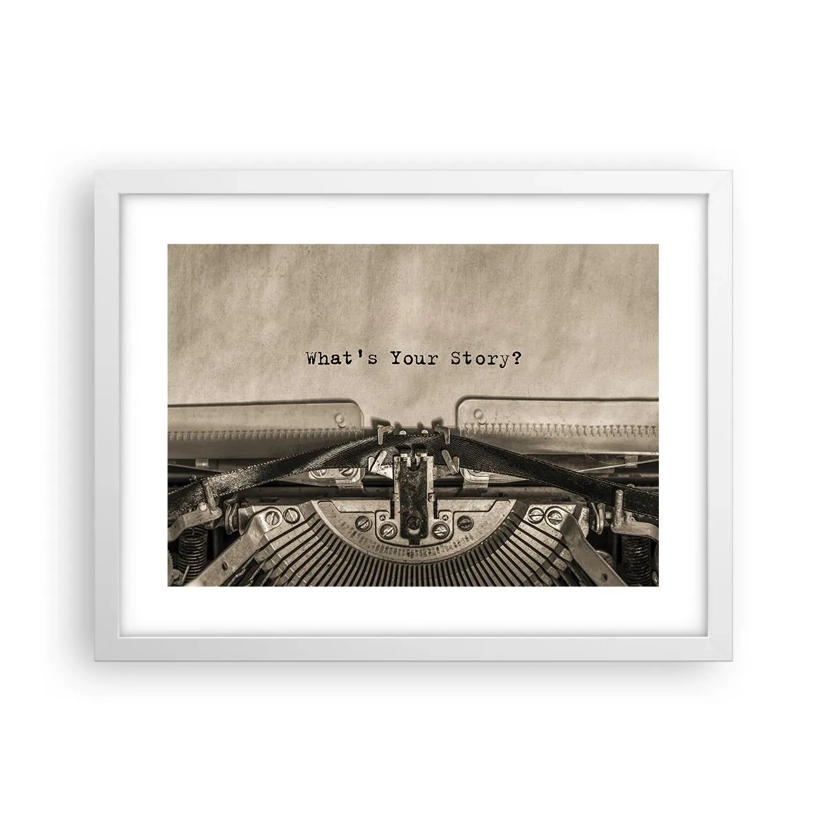 Poszter fekete keretben - Meséld el - 40x30 cm