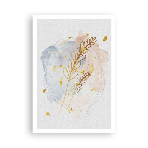 Poszter - Aranyszínű fuvallat - 70x100 cm