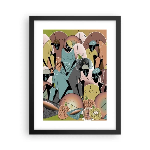 Poszter fehér keretben - Jön a nagy ünnep  - 30x40 cm