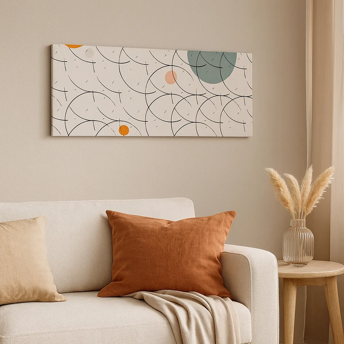 Vászonkép - A pop-art szellemében - 30x30 cm