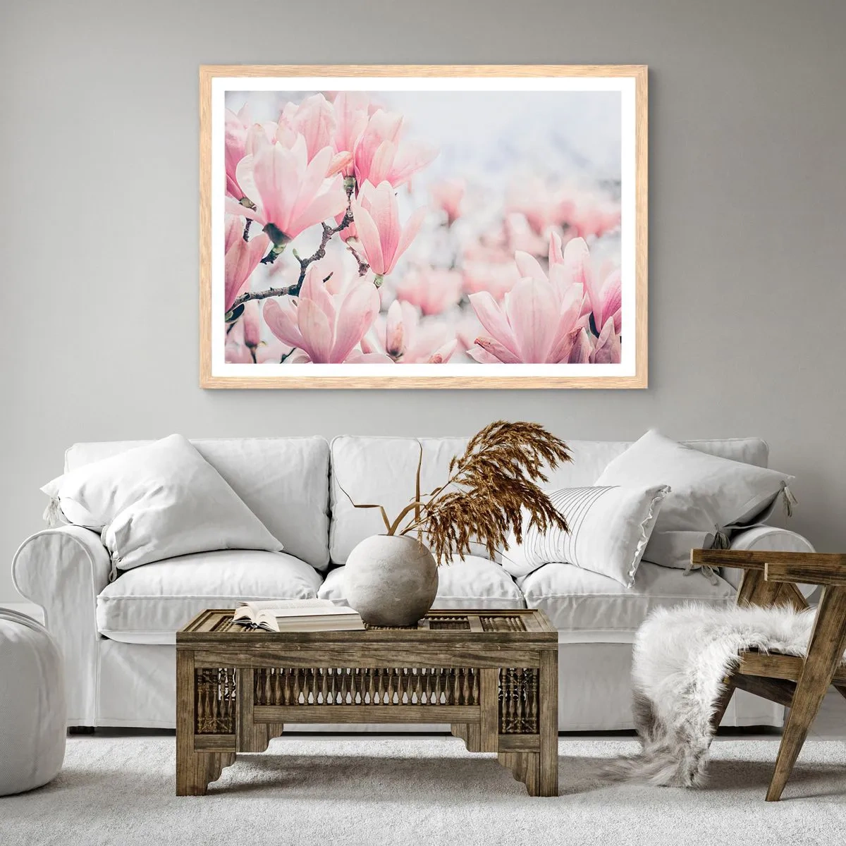 Poszter világos tölgy keretben - A finomság eszménye - 91x61 cm