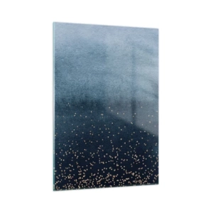 Üveg kép - Kompozíció - kék fázisok - 50x70 cm