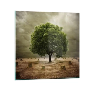 Üveg kép - Egész remény - 30x30 cm