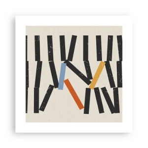 Poszter - Dominó - kompozíció - 40x40 cm