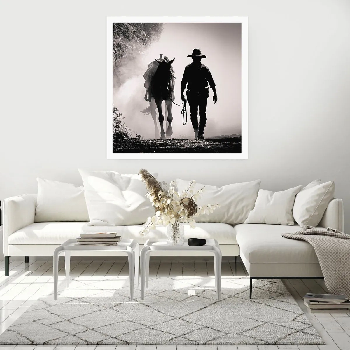 Poszter - Texasi reggel - 40x40 cm