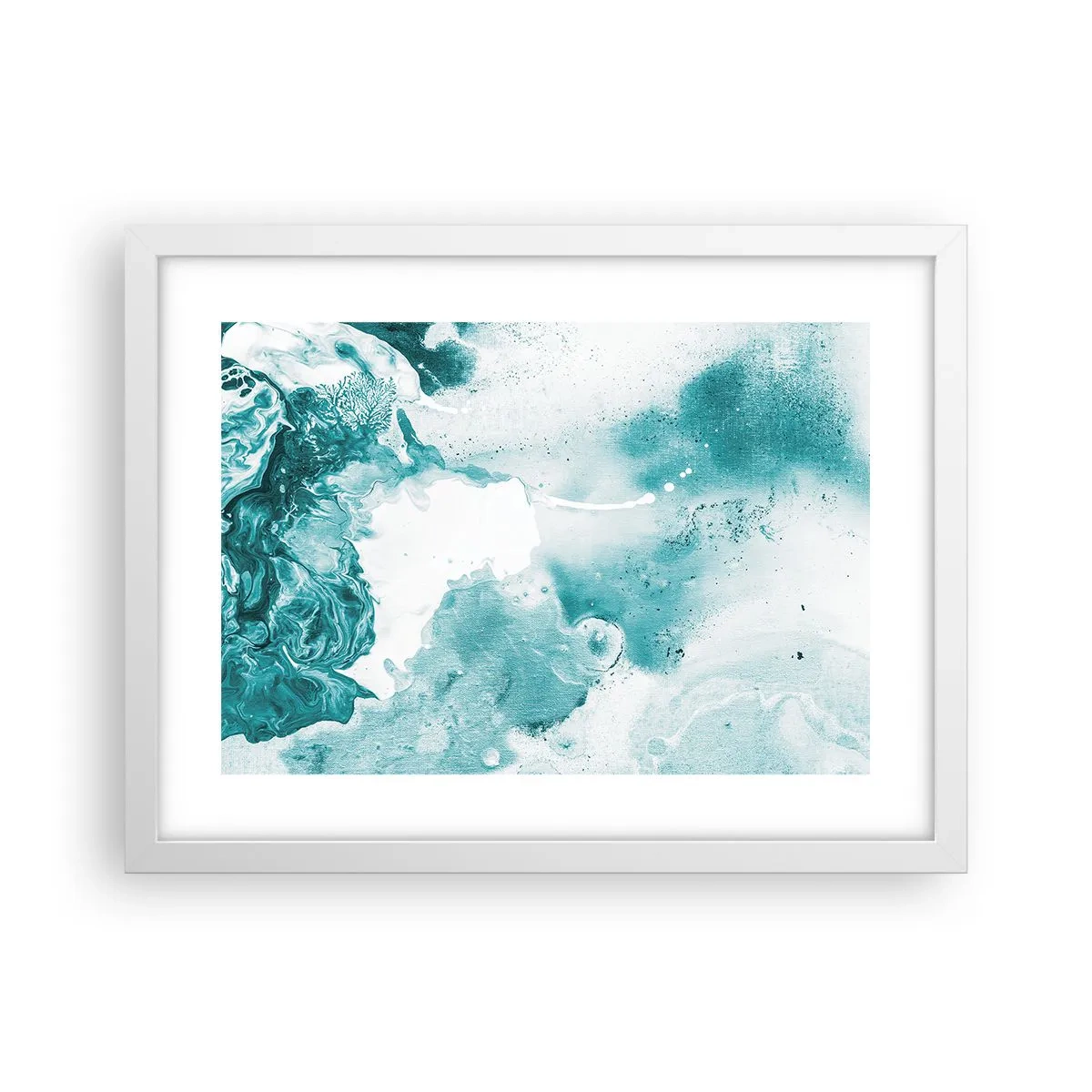 Poszter fekete keretben - Kék holtágai - 40x30 cm