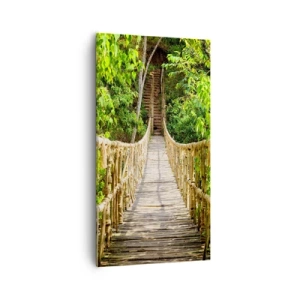 Vászonkép - Zöldben ragadva - 55x100 cm