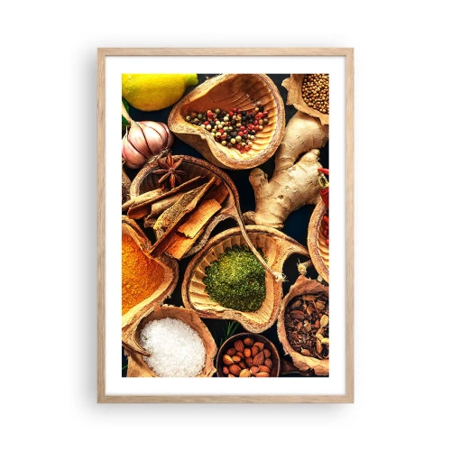 Poszter világos tölgy keretben - Vigyél, amit akarsz - 50x70 cm