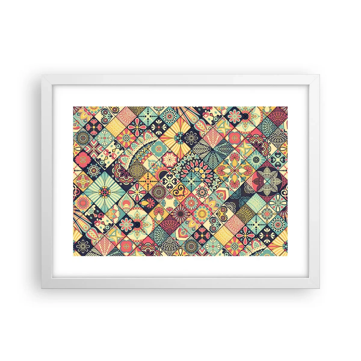 Poszter fekete keretben - Marokkói hangulat - 40x30 cm