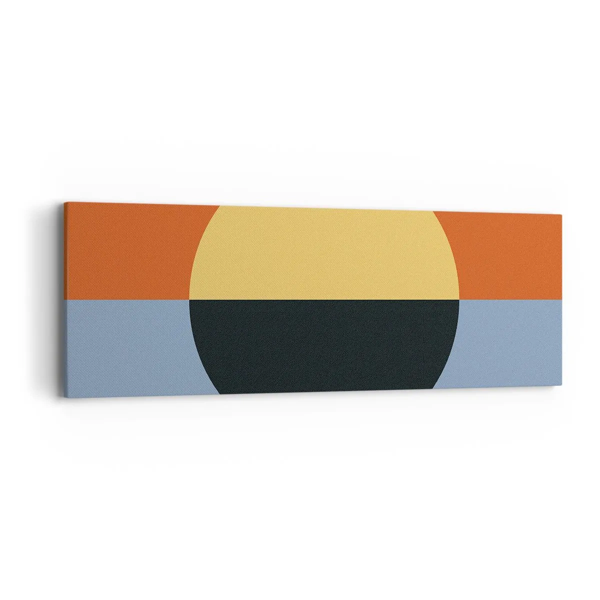 Vászonkép - A meleg és a hideg kompozíciója - 90x30 cm