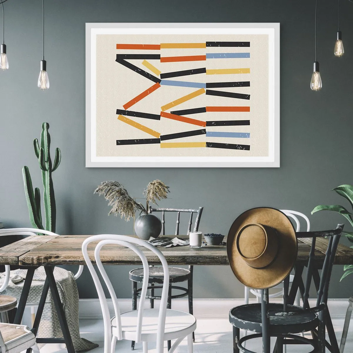 Poszter fekete keretben - Vízszintes kompozíció - 100x70 cm