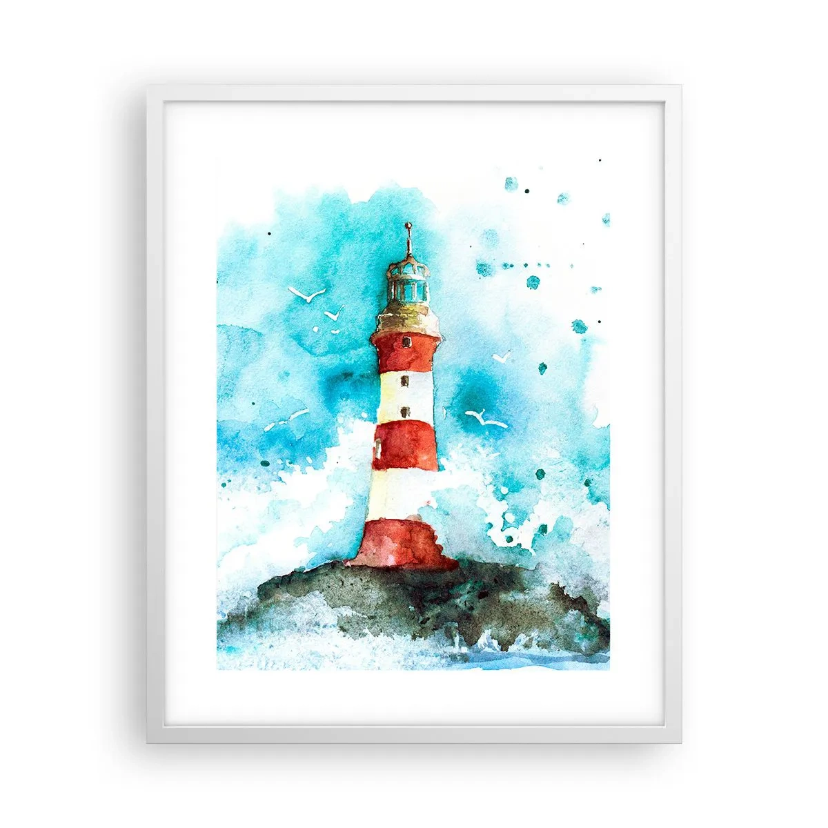 Poszter fekete keretben - Az elemek egysége - 40x50 cm