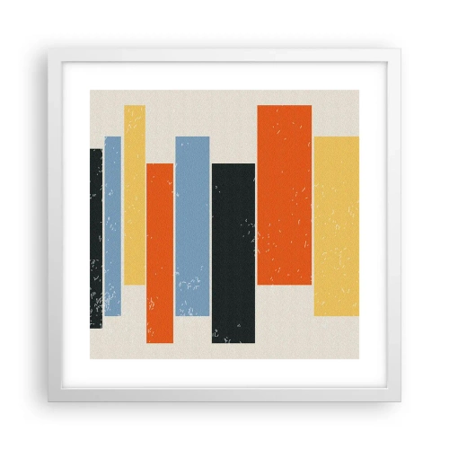 Poszter fekete keretben - Zenei felvétel - 40x40 cm