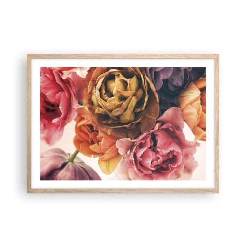 Poszter világos tölgy keretben - Az élet ünnepe - 70x50 cm