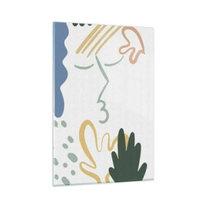 Üveg kép - Egy virágcsók - 80x120 cm