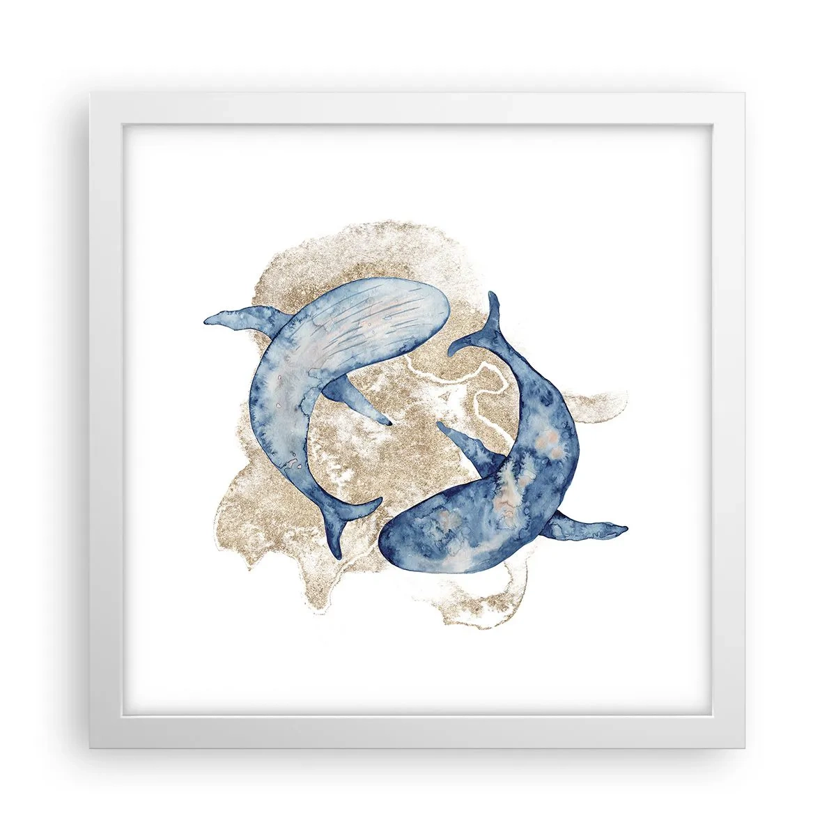 Poszter fekete keretben - Barátság vagy szerelem? - 30x30 cm