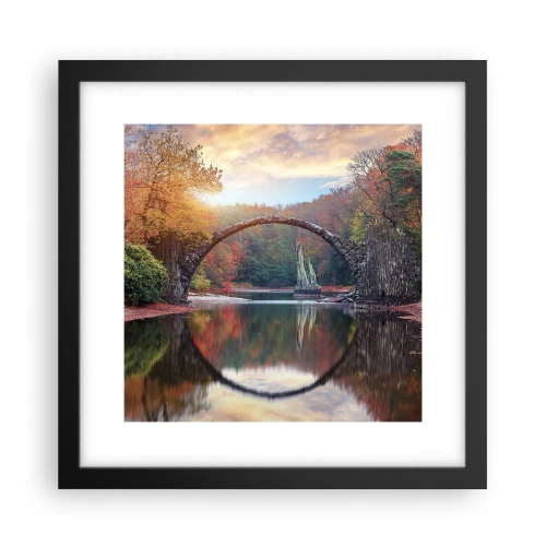 Poszter fehér keretben - A tükör másik oldalán - 30x30 cm