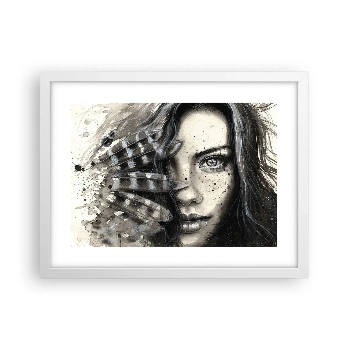 Poszter fekete keretben - Vad gyönyör - 40x30 cm