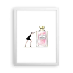 Poszter fekete keretben - A nőiesség lényege - 30x40 cm