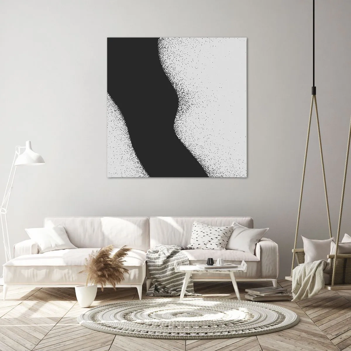 Vászonkép - Folyékony egyensúly - 50x50 cm