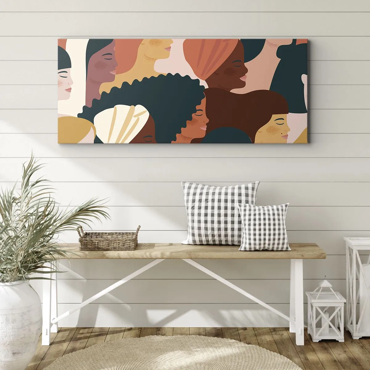 Vászonkép - Csak a nőiesség - 100x40 cm