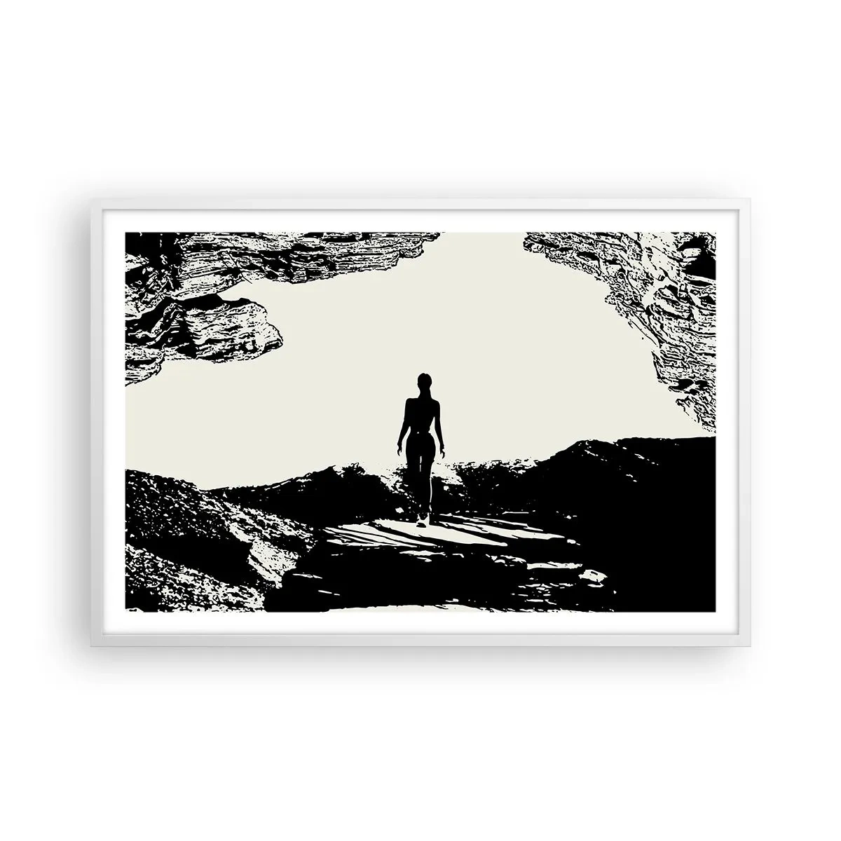 Poszter fekete keretben - Egy új pillantás - 91x61 cm