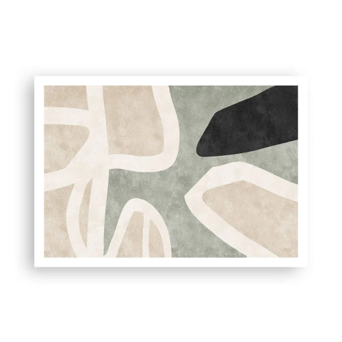 Poszter - Kompozíció fekete témával - 100x70 cm