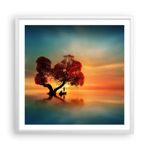 Poszter fekete keretben - A világtalanság csendje és az eltávoldotak - 60x60 cm