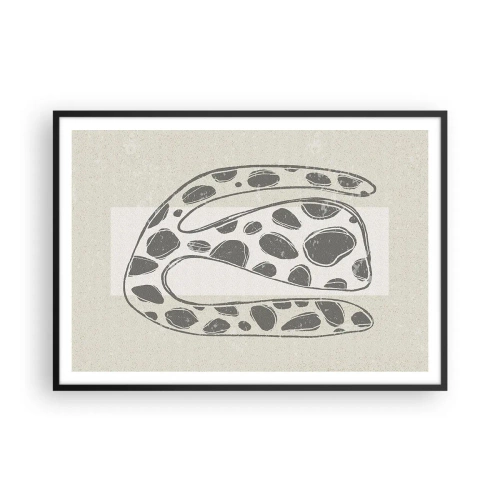 Poszter fehér keretben - Egy bizarr teremtmény - 100x70 cm