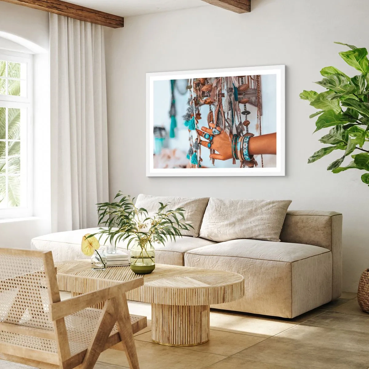 Poszter fekete keretben - Helyi kincsek - 91x61 cm