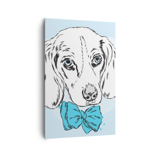 Vászonkép - Kutya elegancia - 80x120 cm