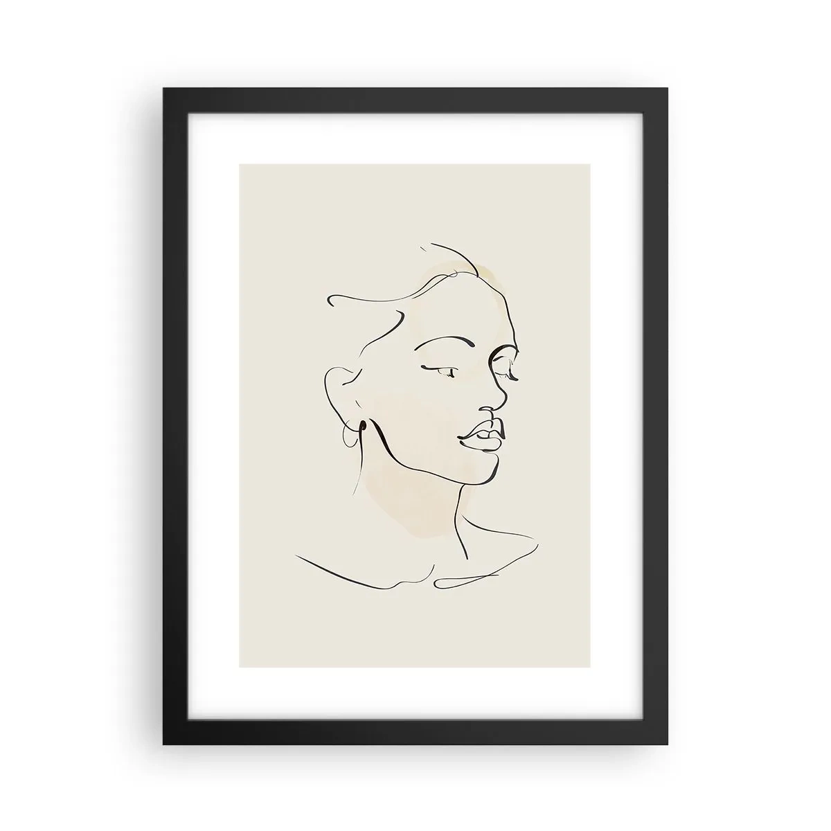 Poszter fehér keretben - Bizonyos vonallal - 30x40 cm
