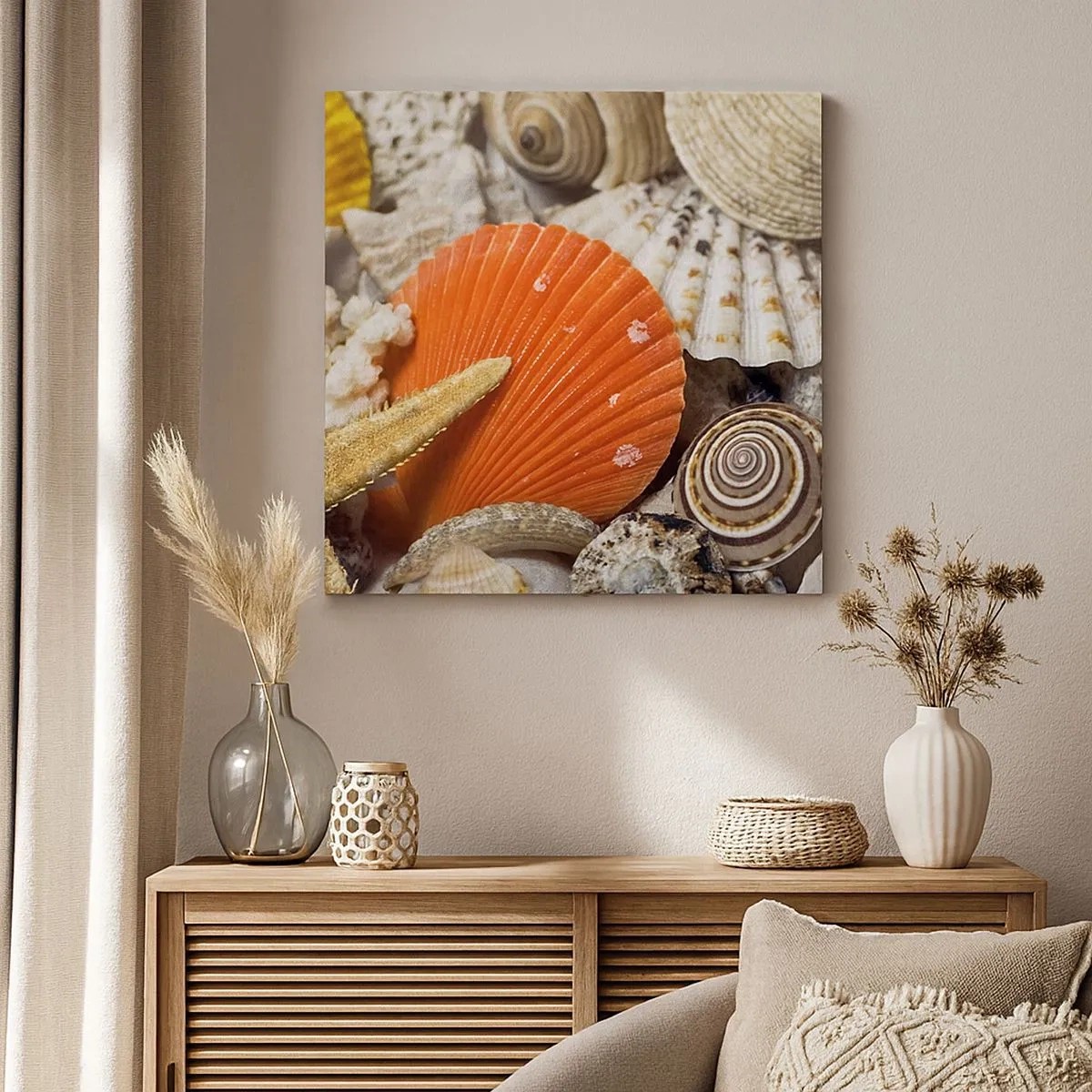 Vászonkép - Óceán kincsei - 30x30 cm