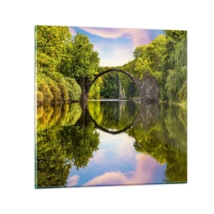 Üveg kép - A két világ találkozásánál - 60x60 cm