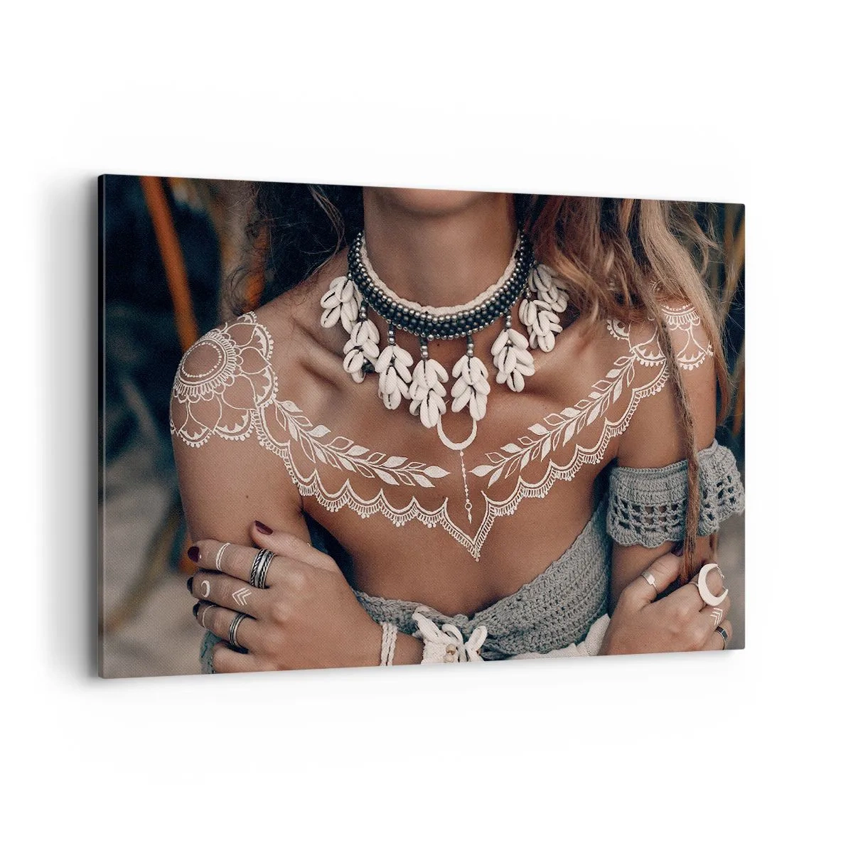 Vászonkép - Talizmánok, a nőiesség rituáléi - 120x80 cm