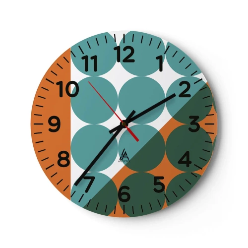 Falióra, Óra - Felfelé és átlósan - 40x40 cm