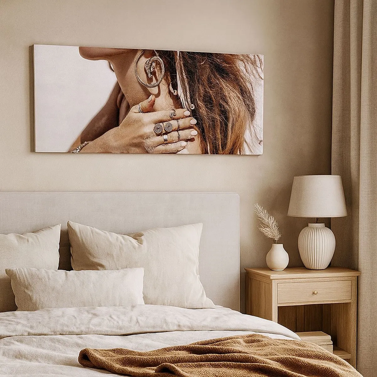 Vászonkép - Az érintetlen tengerpart királynője - 100x40 cm