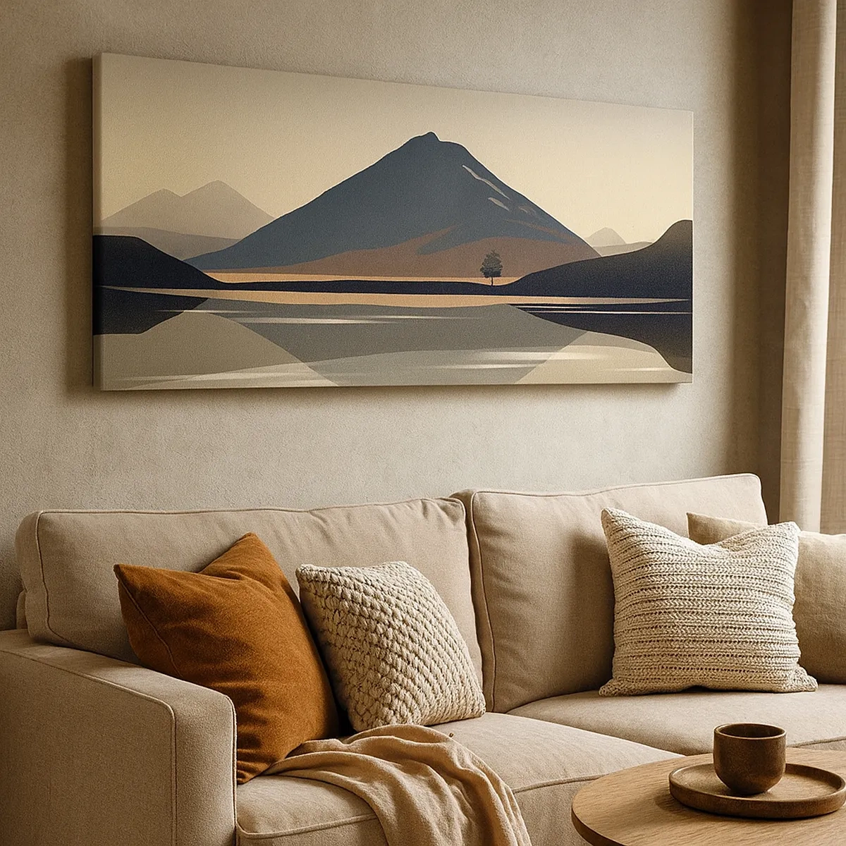 Vászonkép - Tükörreflexió - 30x30 cm