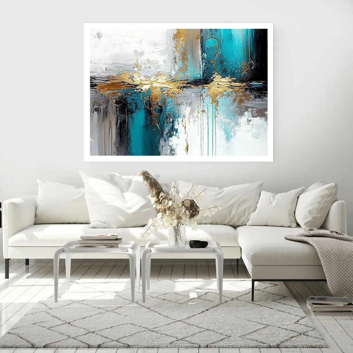 Poszter - Minden áramlik - 100x70 cm