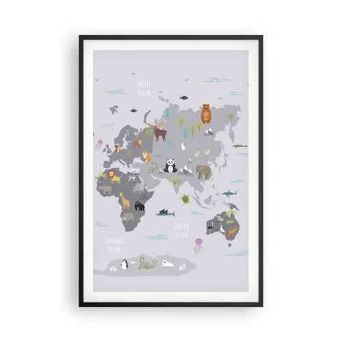 Poszter fehér keretben - Mondd meg, hogy honnan jöttél... - 61x91 cm