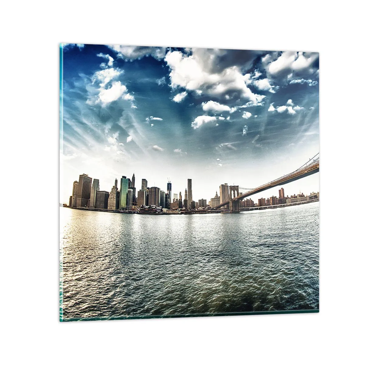 Üveg kép - Az üvegsziget - 50x50 cm